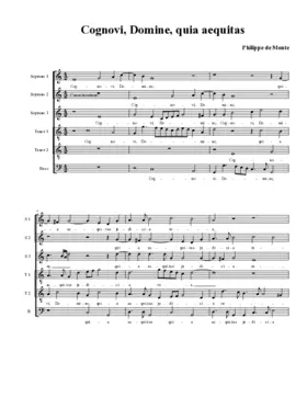 Cognovi, Domine, quia aequitas