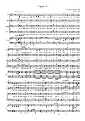 Magnificat and Nunc dimittis in E flat