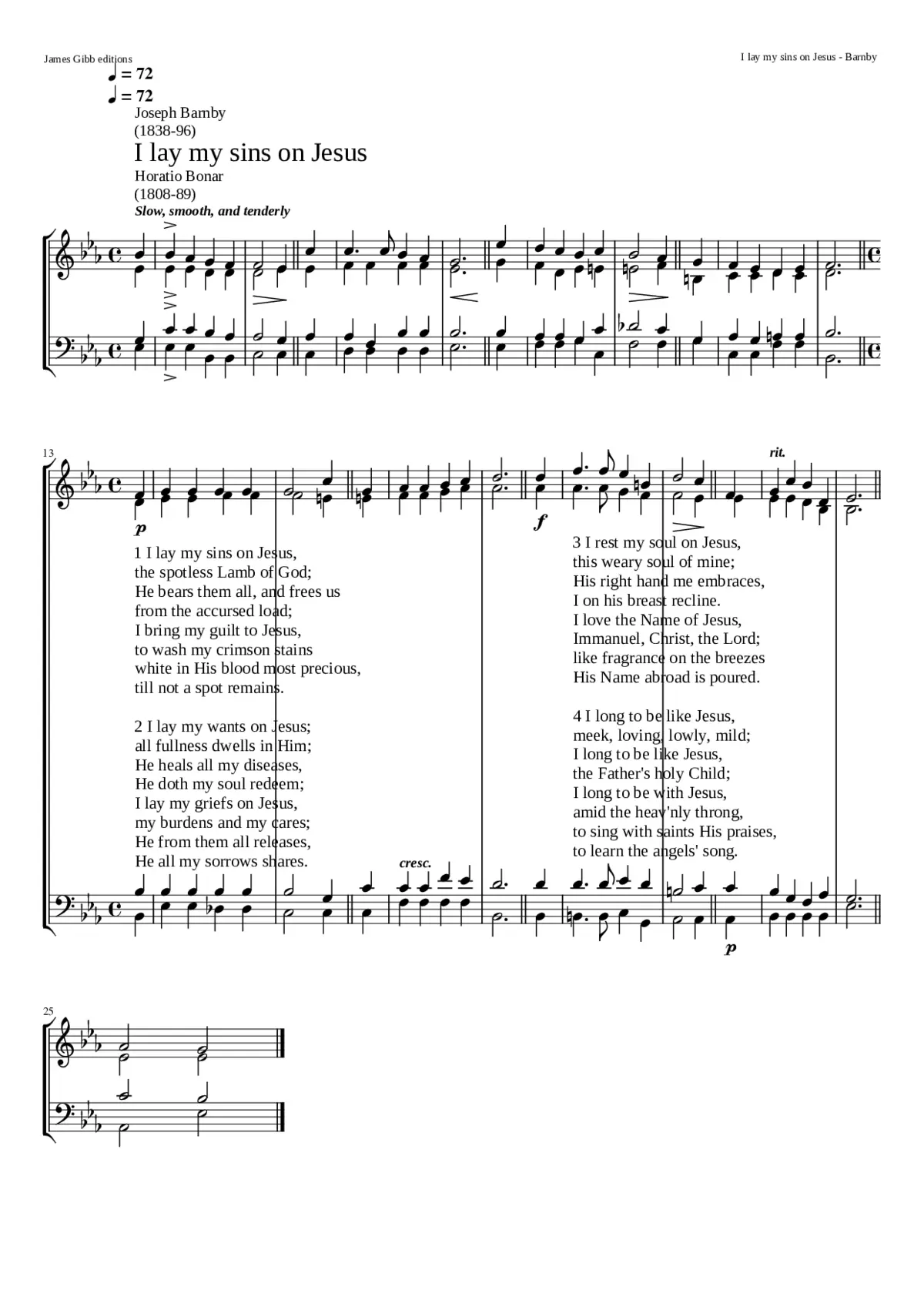 I lay my sins on Jesus - Page 1