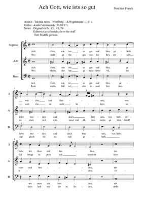 Ach Gott, wie ists so gut