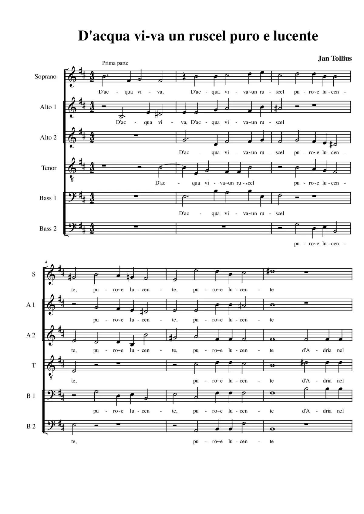 D'acqua viva - Page 1