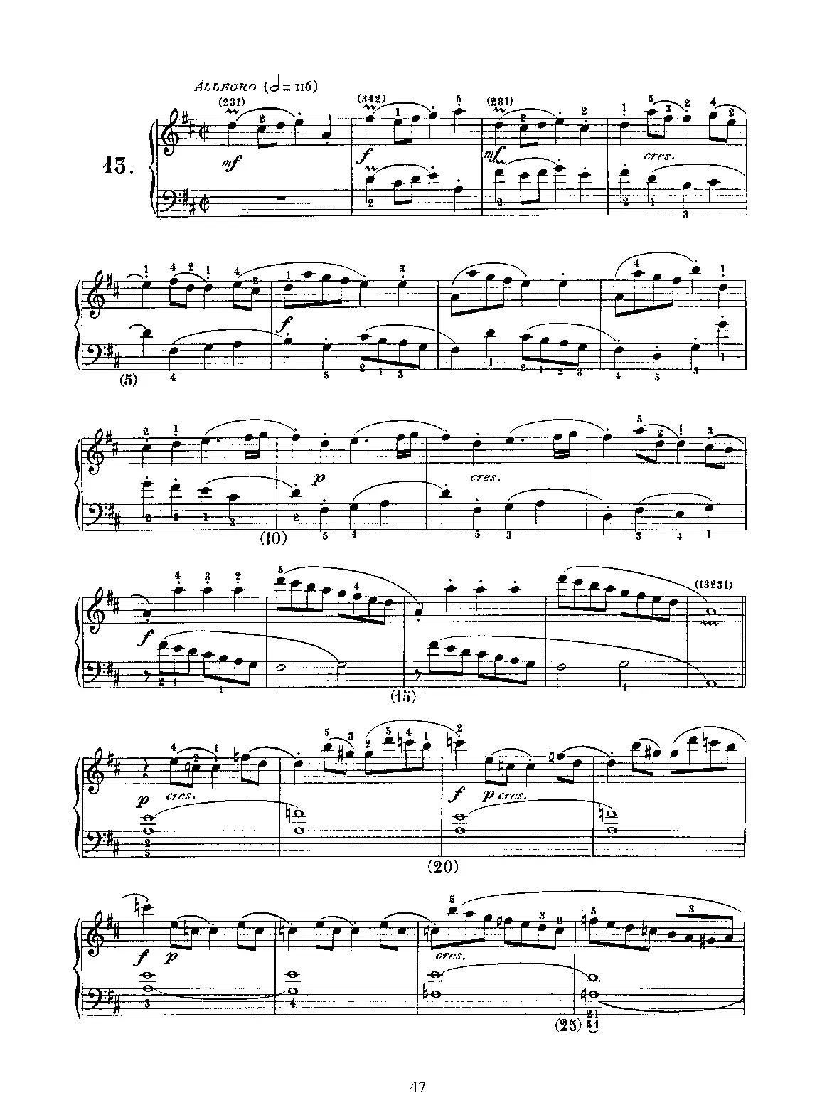 Keyboard Sonata in D major - Page 1