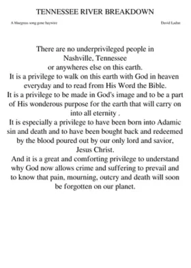 TENNESSEE river breakbown