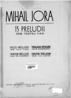 13 Preludes for Piano