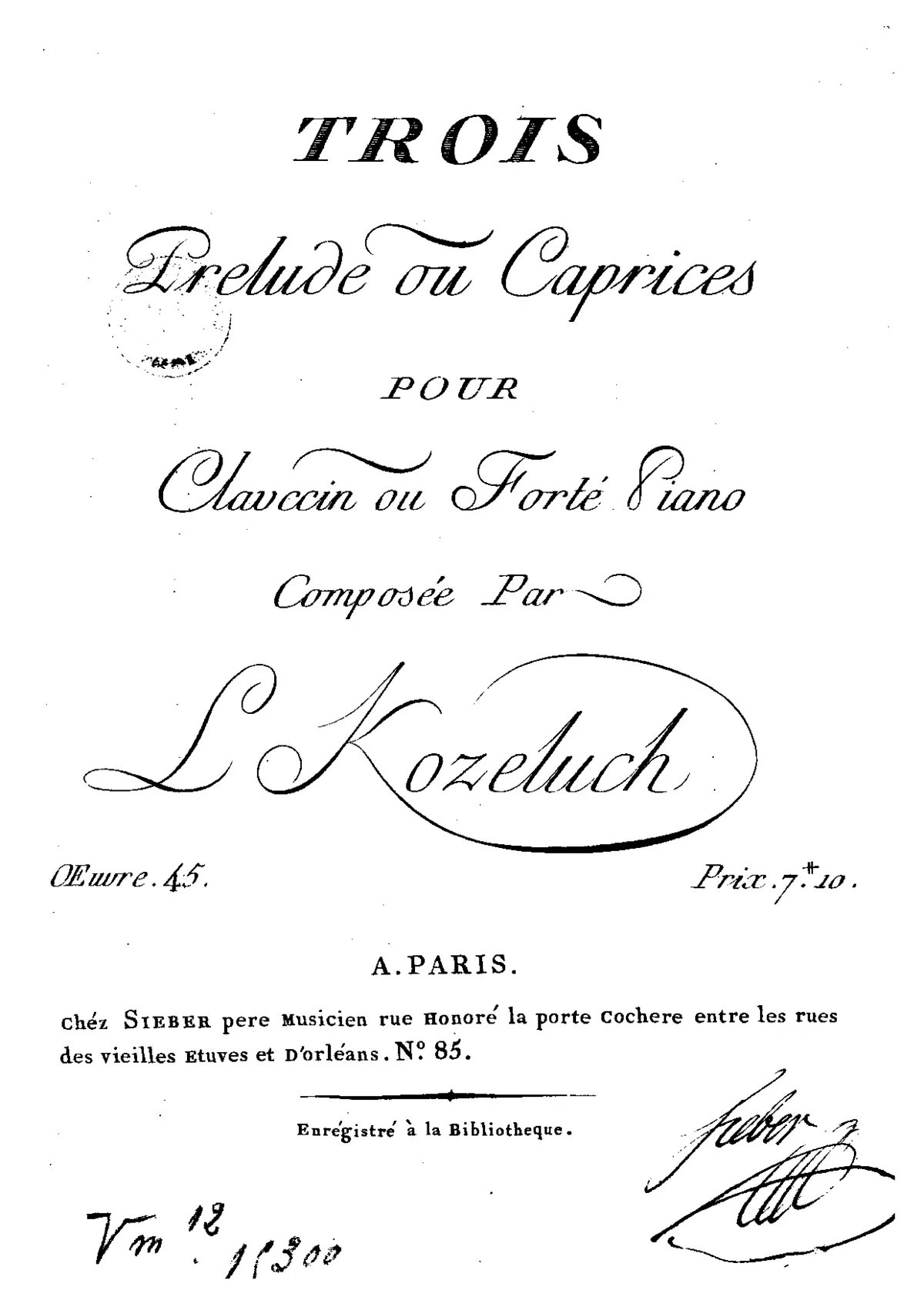 3 Preludes ou caprices - Page 1