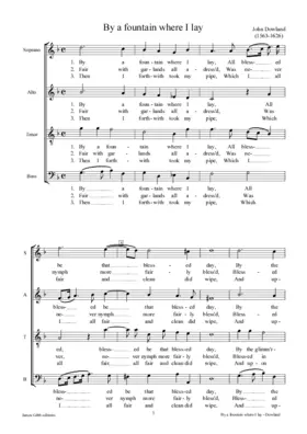 By a fountain where I lay