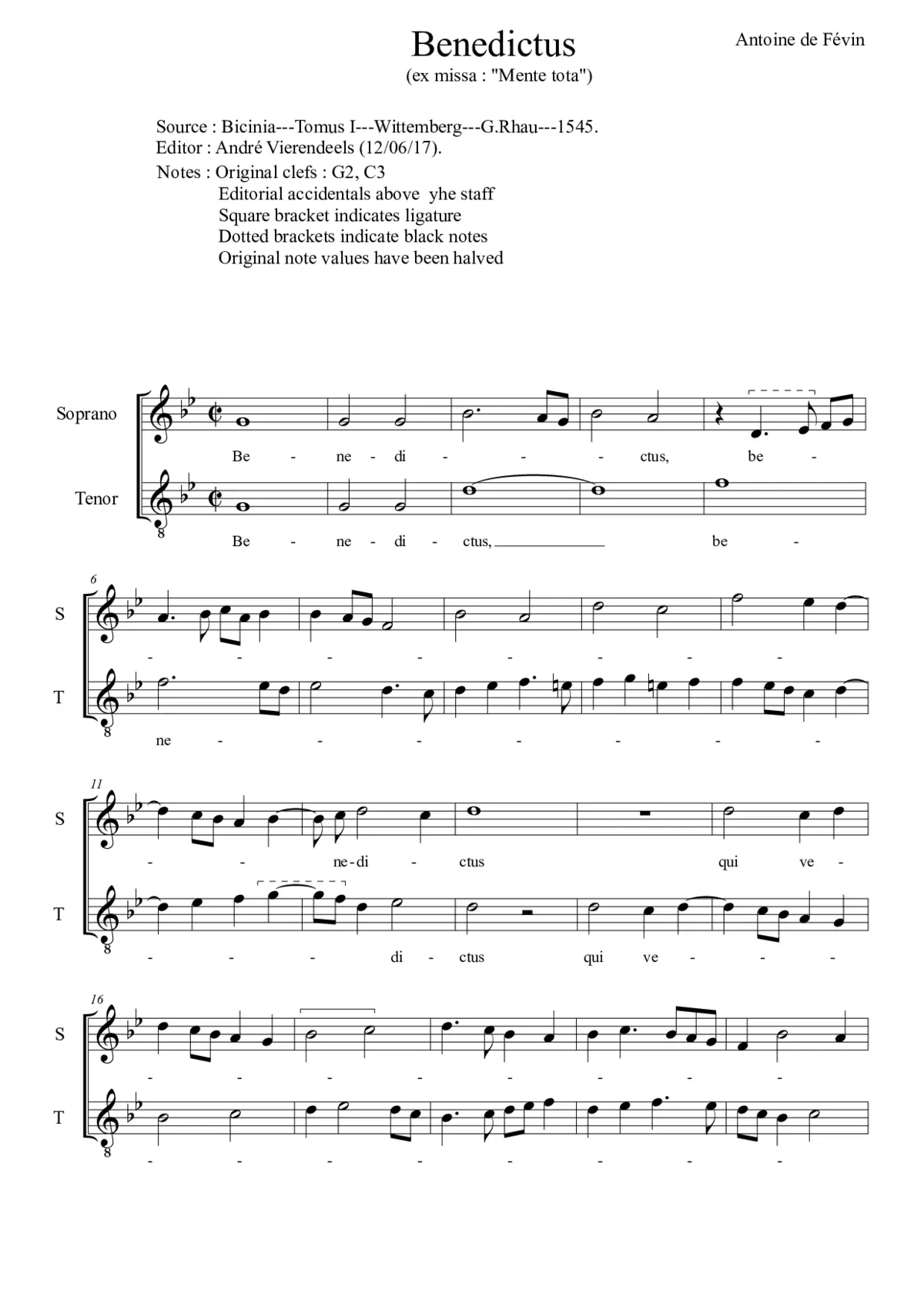 Missa Mente tota - Page 1
