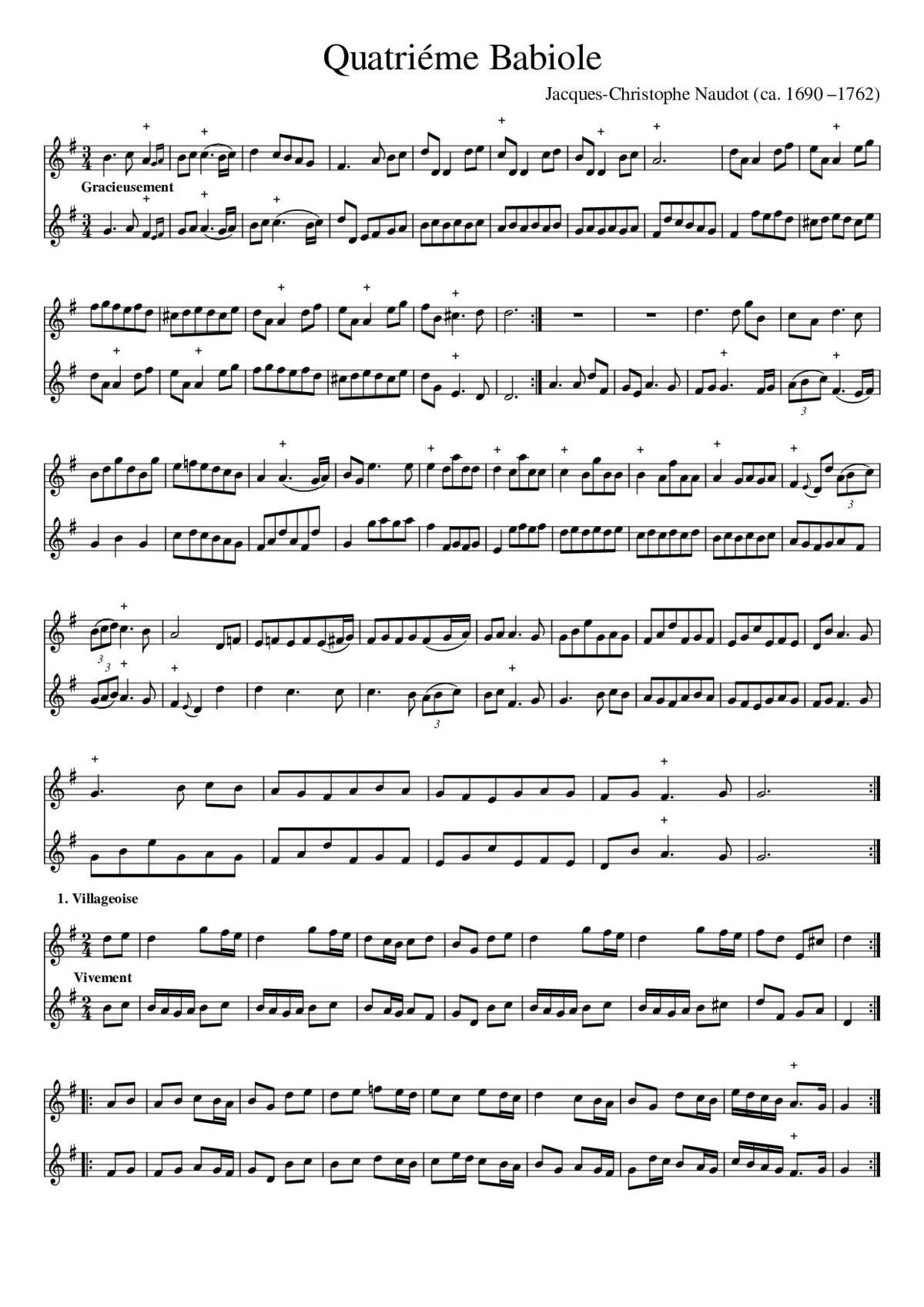 Quatriéme Babiole - Page 1