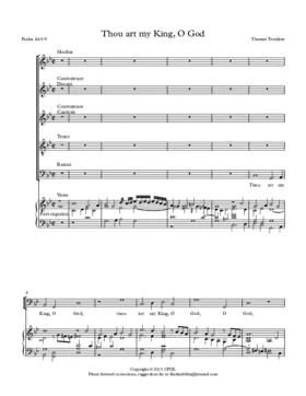 Thou art my King O God