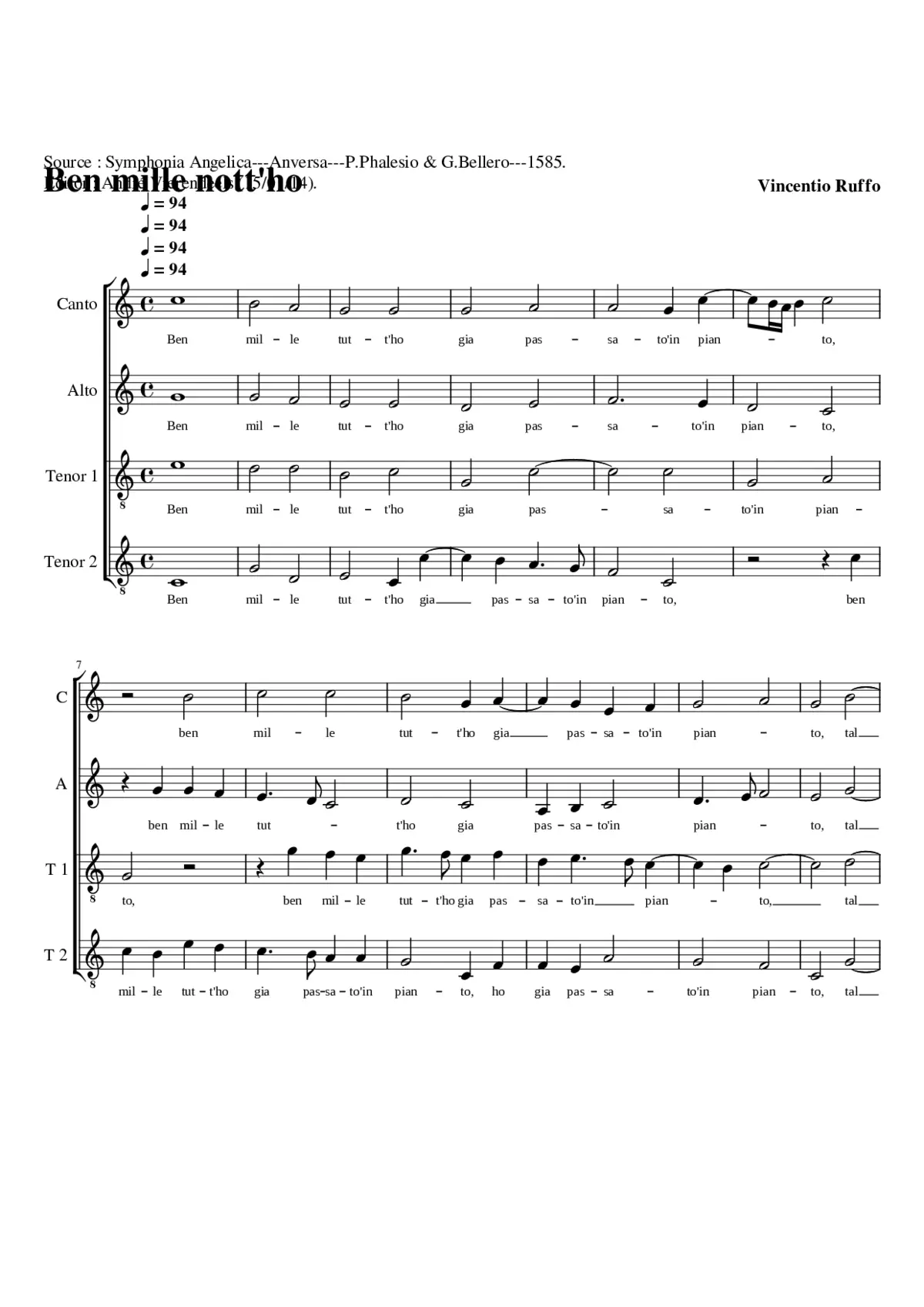 Ben mille nott/'ho - Page 1
