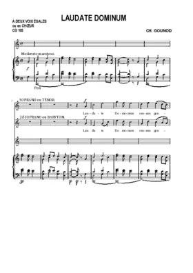Laudate Dominum, CG 105