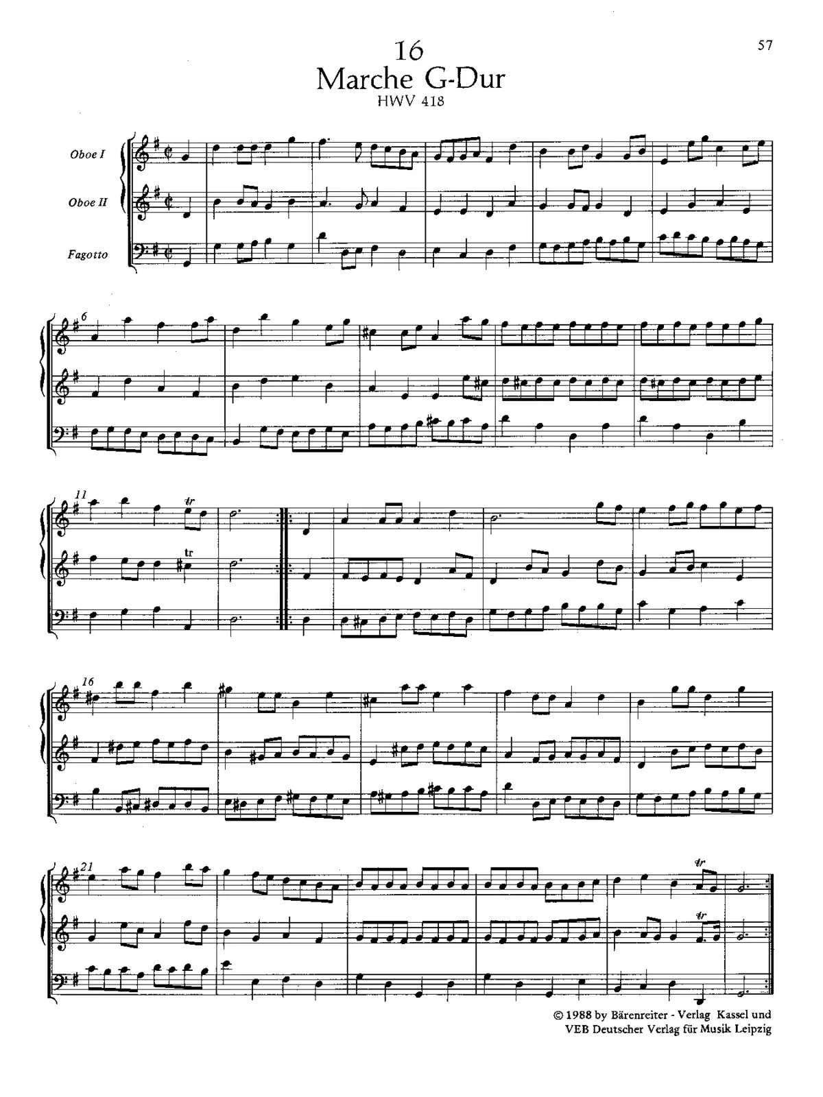 March in G major - Page 1