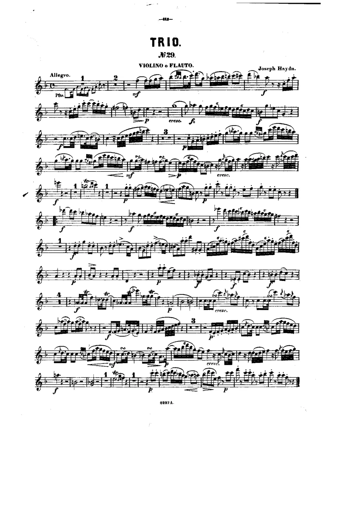 Piano Trio in F major - Page 1