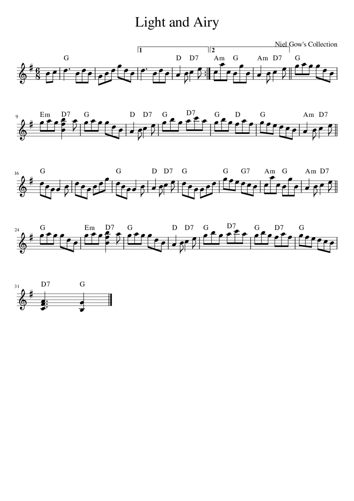 Light And Airy - Page 1