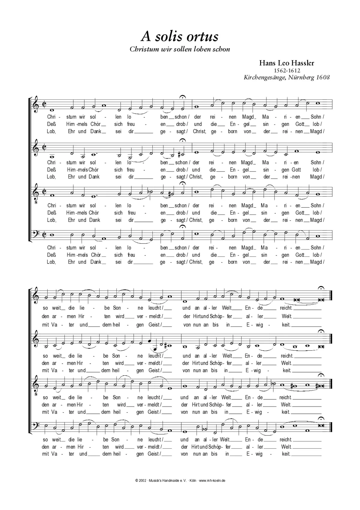 A solis ortus - Page 1