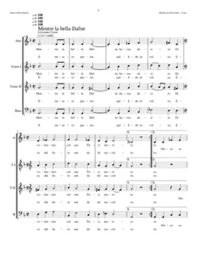 Mentre la bella Dafne