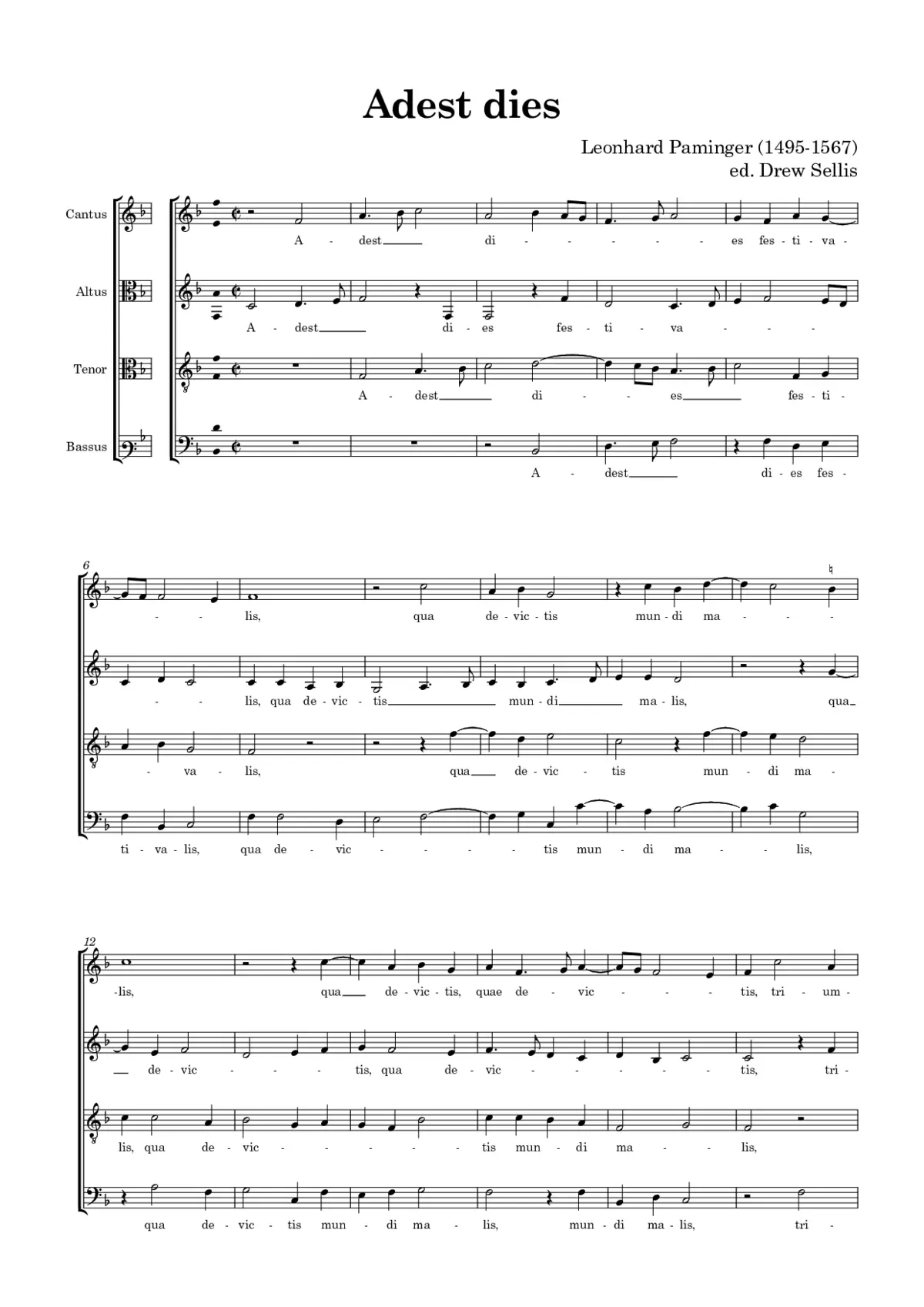 Adest dies - Page 1