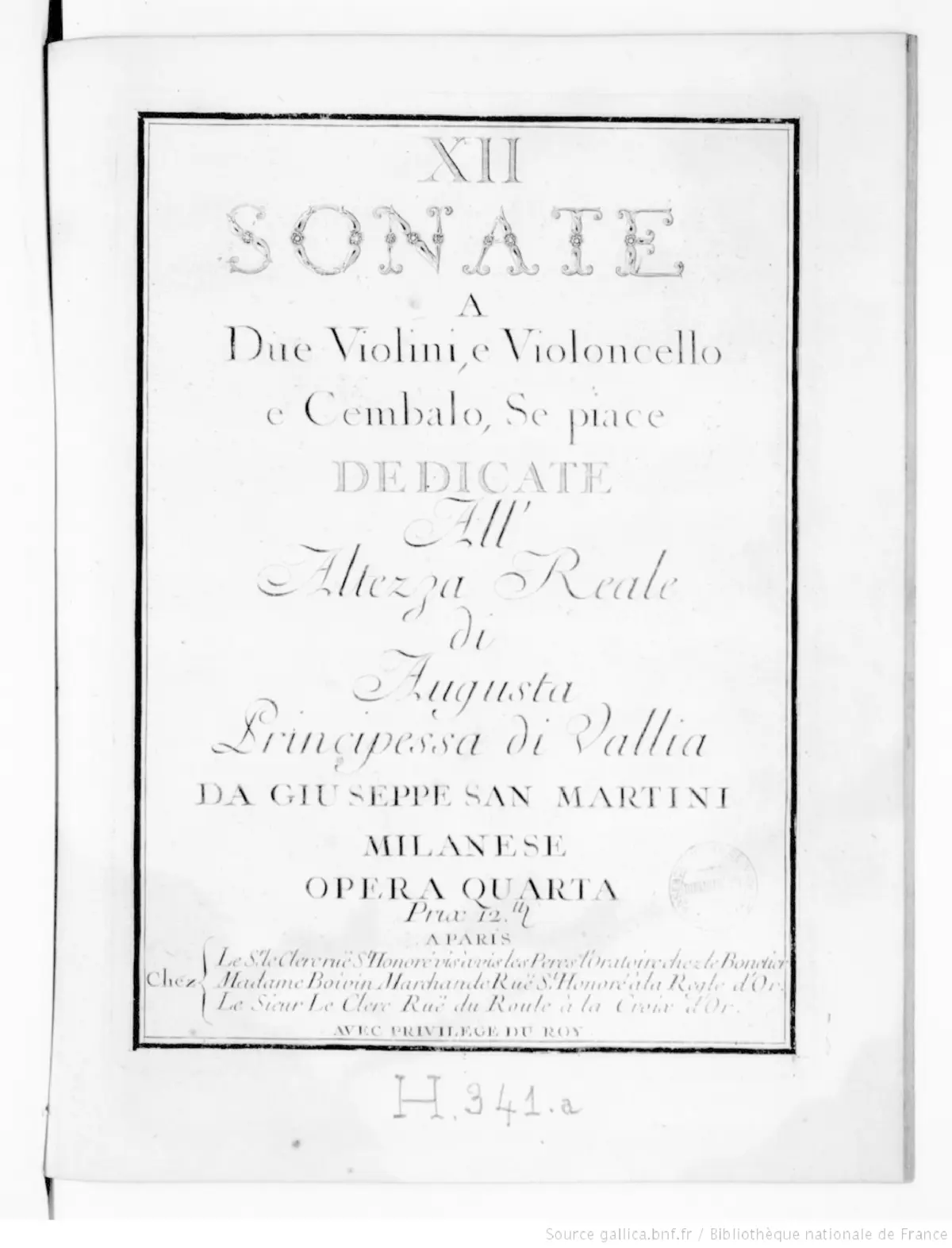 12 Trio Sonatas - Page 1