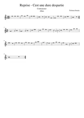 Reprise - Cest une dure despartie