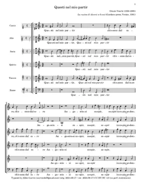 Questi nel mio partir