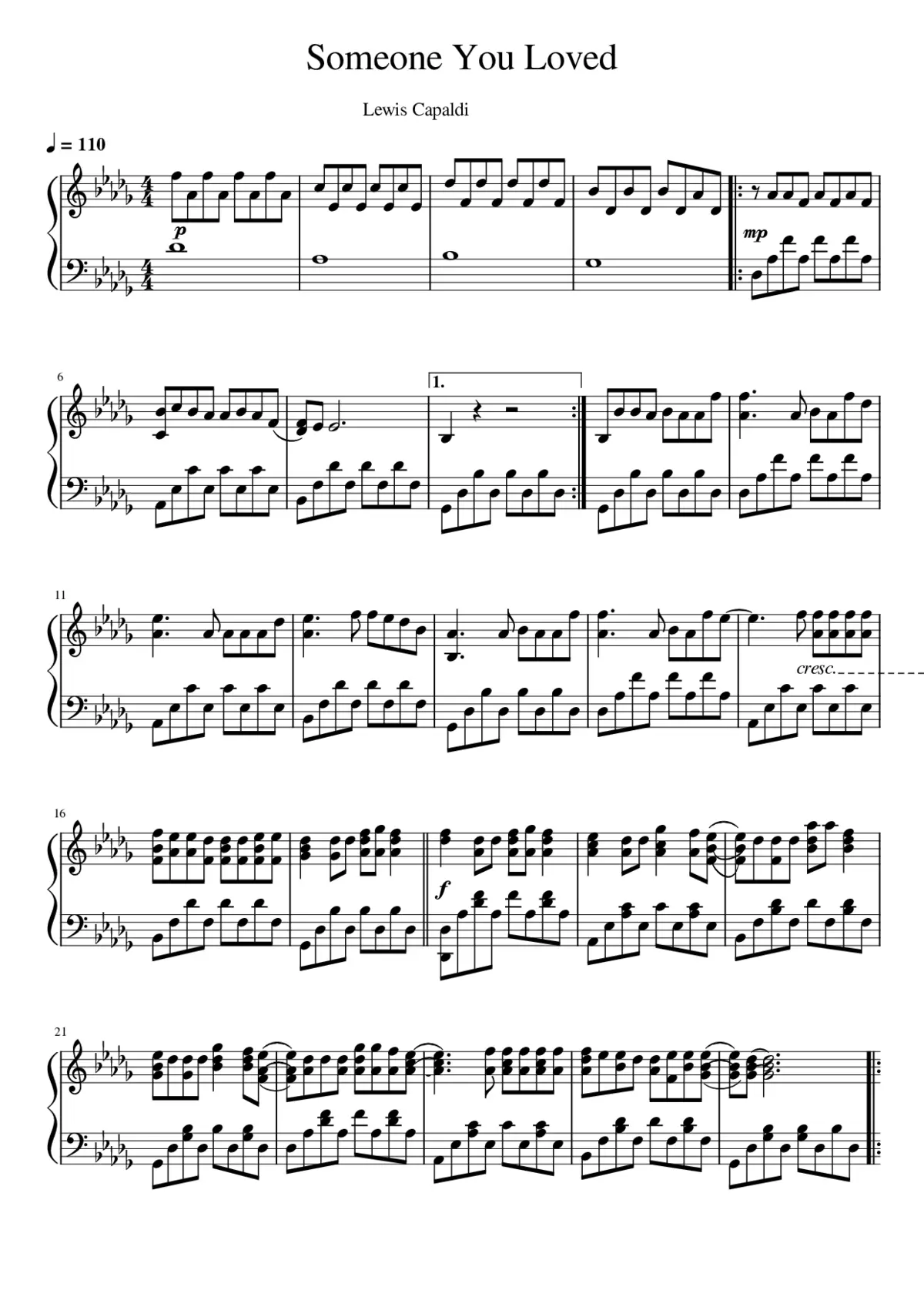 someone you loved - Page 1