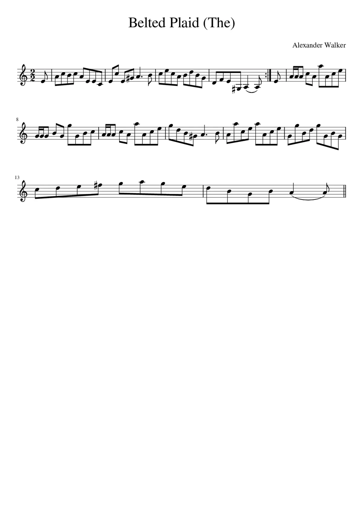 Belted Plaid (The) - Page 1