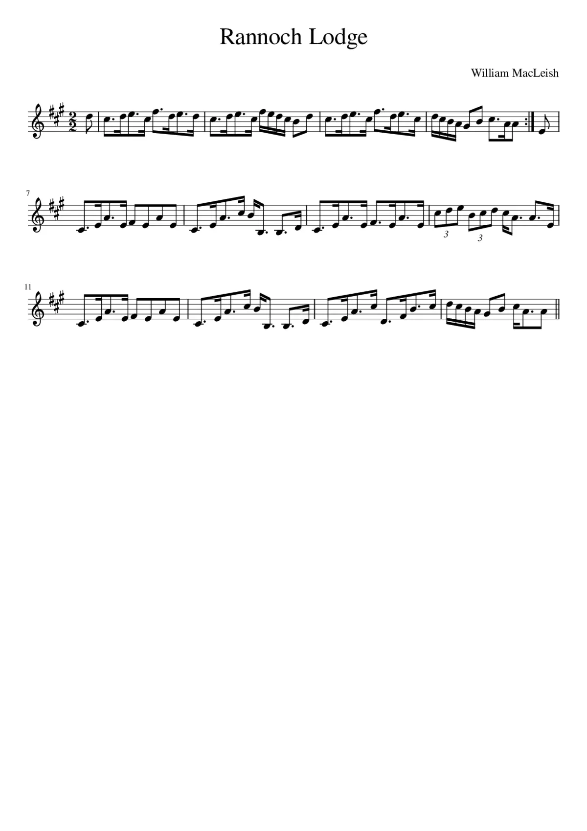 Rannoch Lodge - Page 1