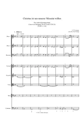 Christus ist um unserer Missetat willen, TWV 1:151