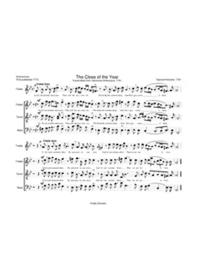 The Close of the Year - Samuel Holyoke