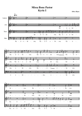 Missa Bone Pastor