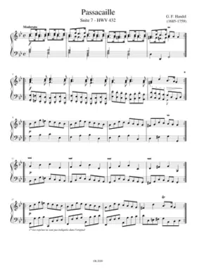 Suite in G minor HWV 432