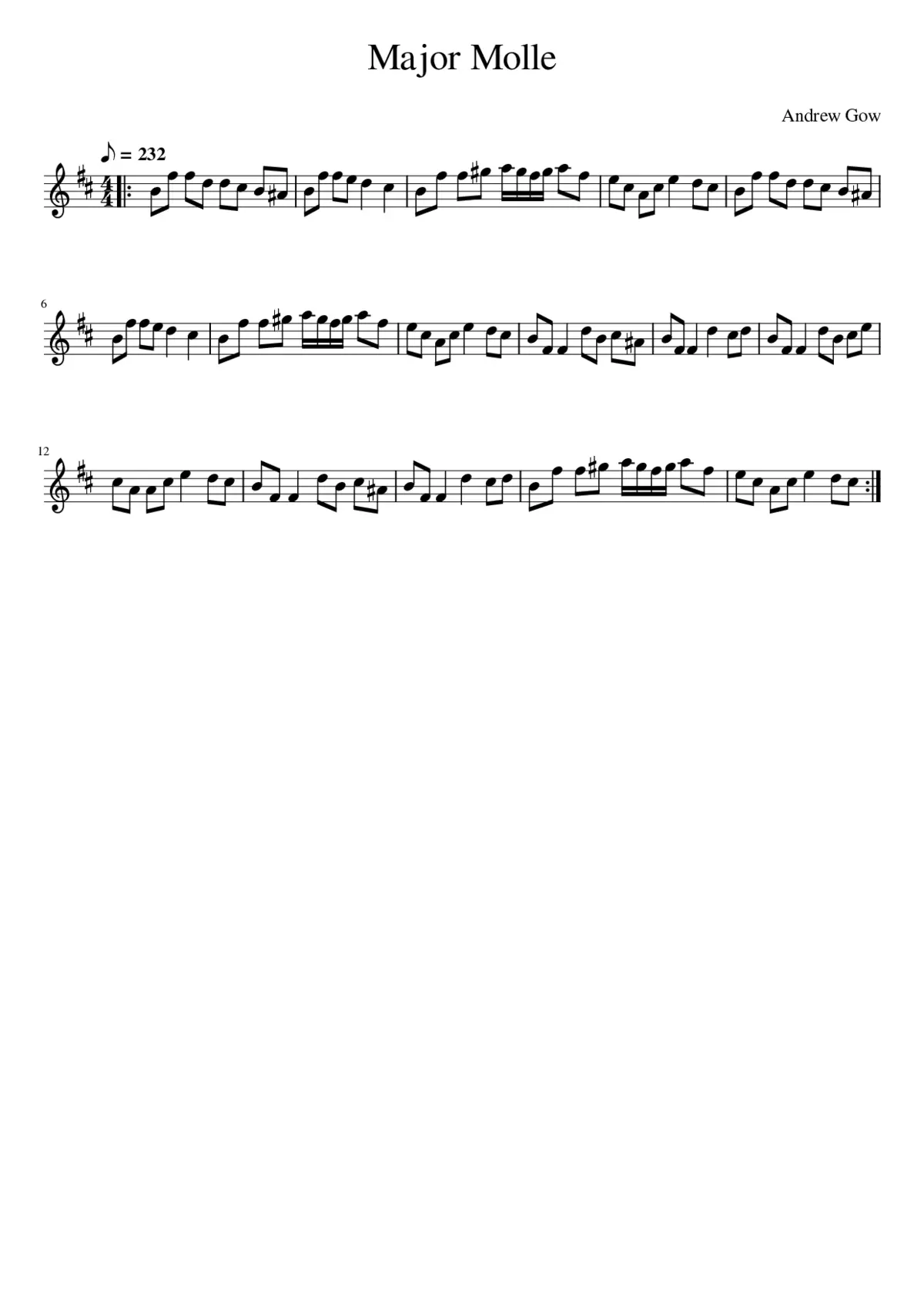 Major Molle - Page 1