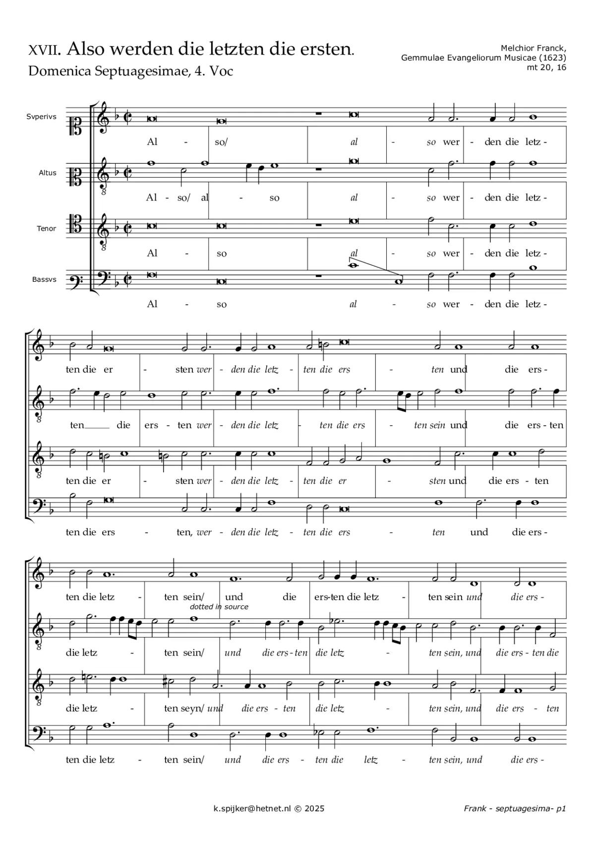 Also werden die letzten die ersten - Page 1