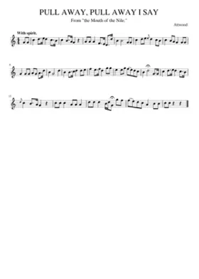 PULL AWAY PULL AWAY I SAY