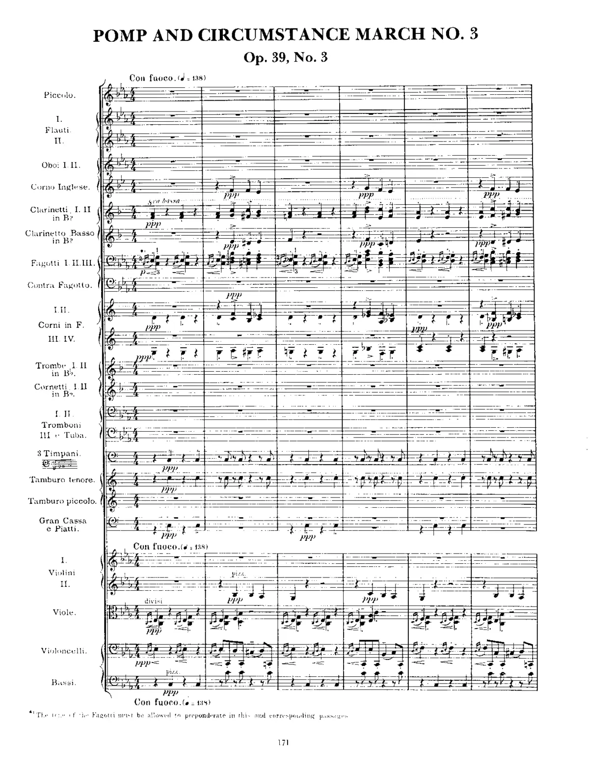 Pomp and Circumstance March No.3 - Page 1