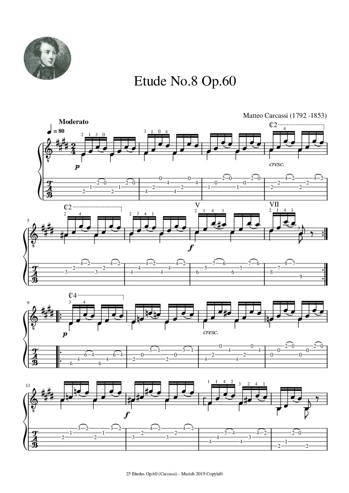 Etudes Op.60 - Page 1