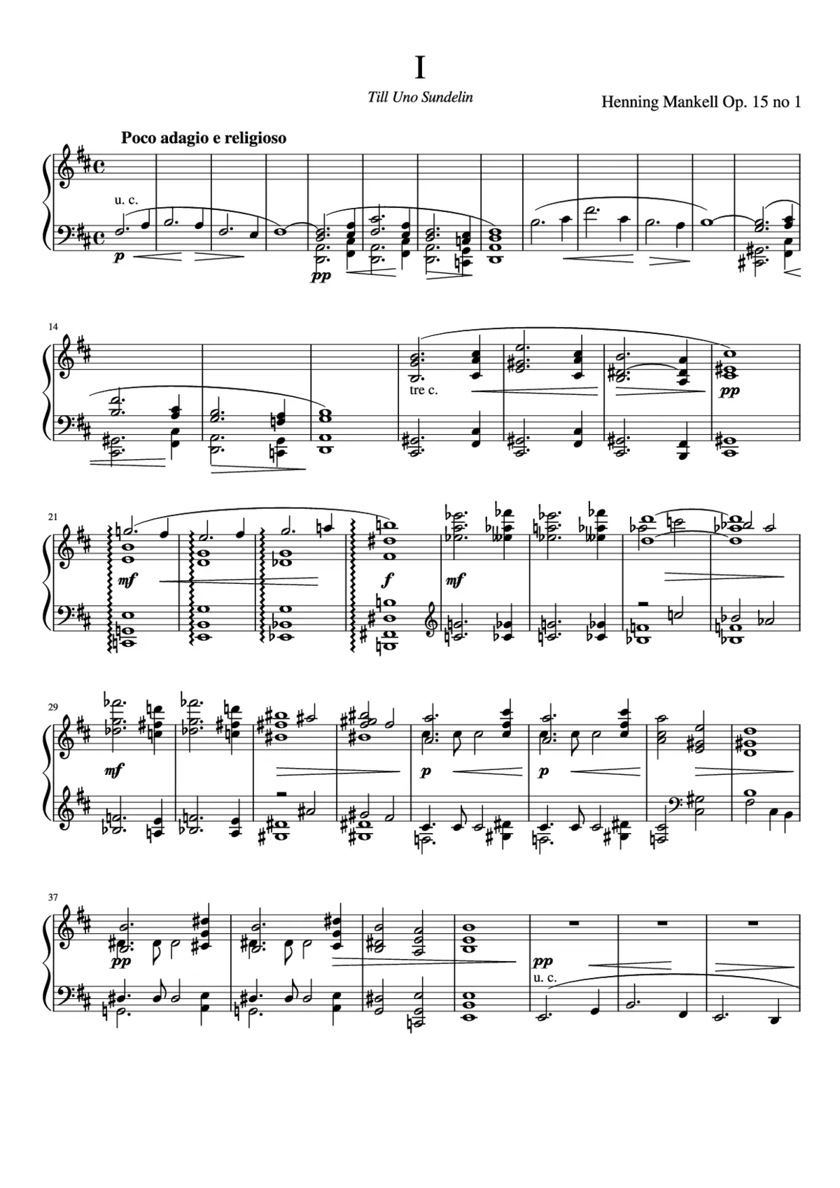 2 Piano Pieces - Page 1