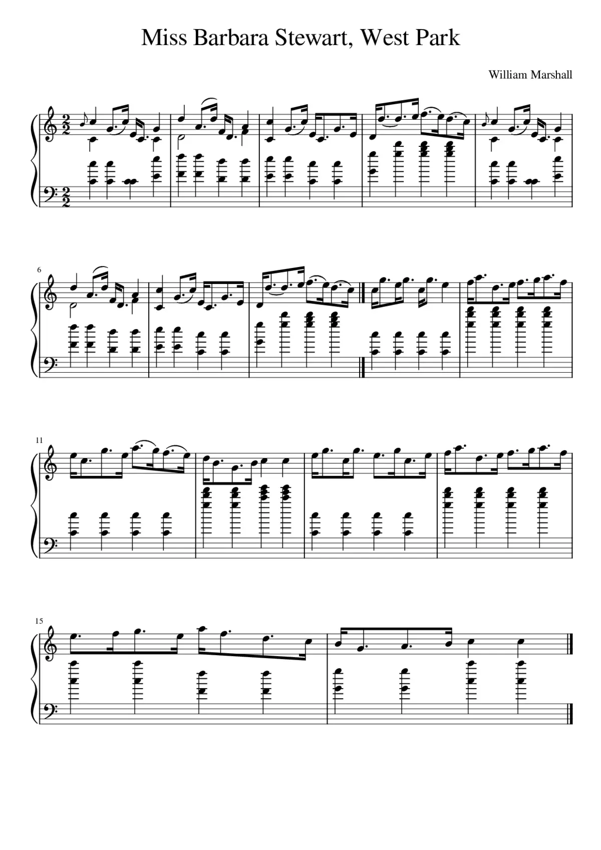 Miss Barbara Stewart West Park - Page 1