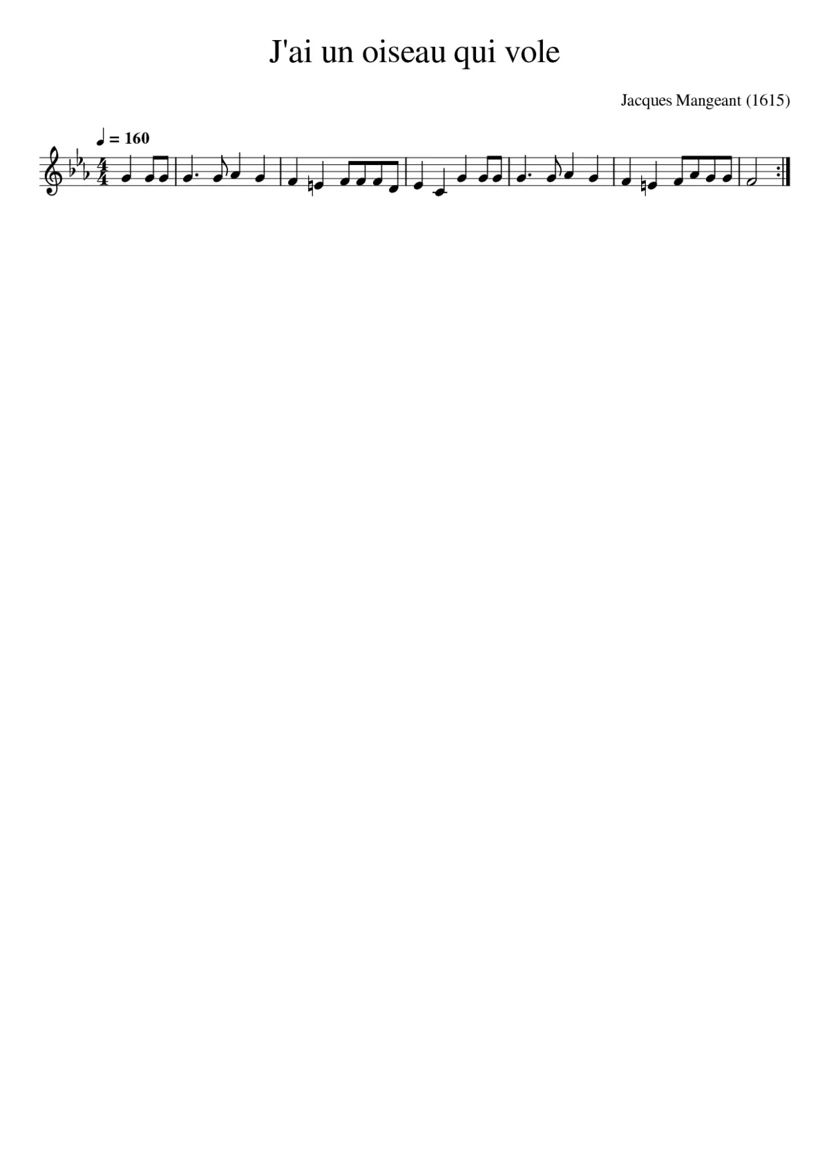 J'ai un oiseau qui vole - Page 1