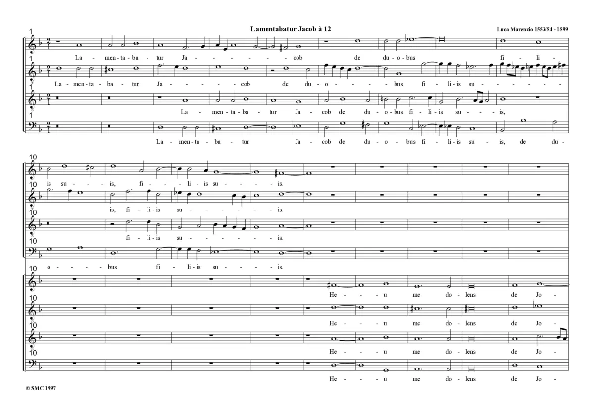 Lamentabatur Jacob a 12 - Page 1