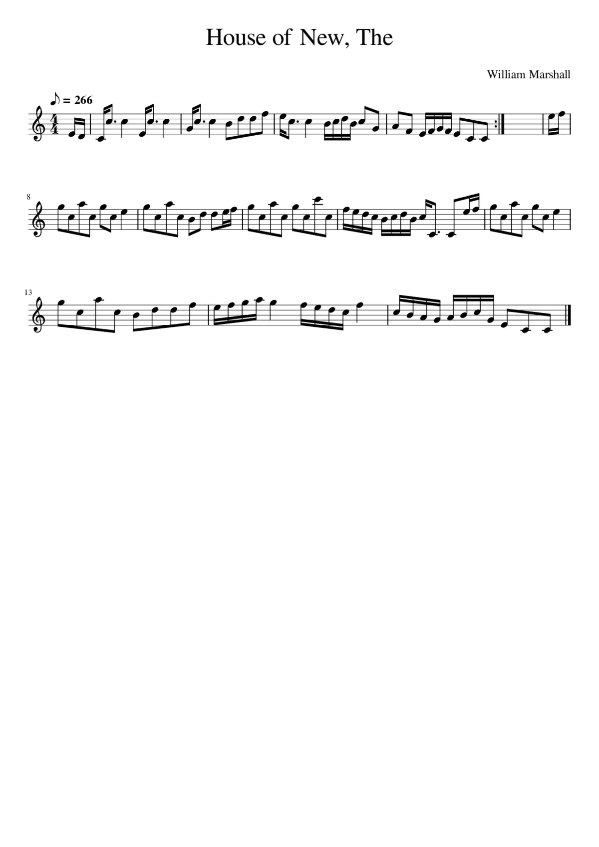 The House of New - Page 1