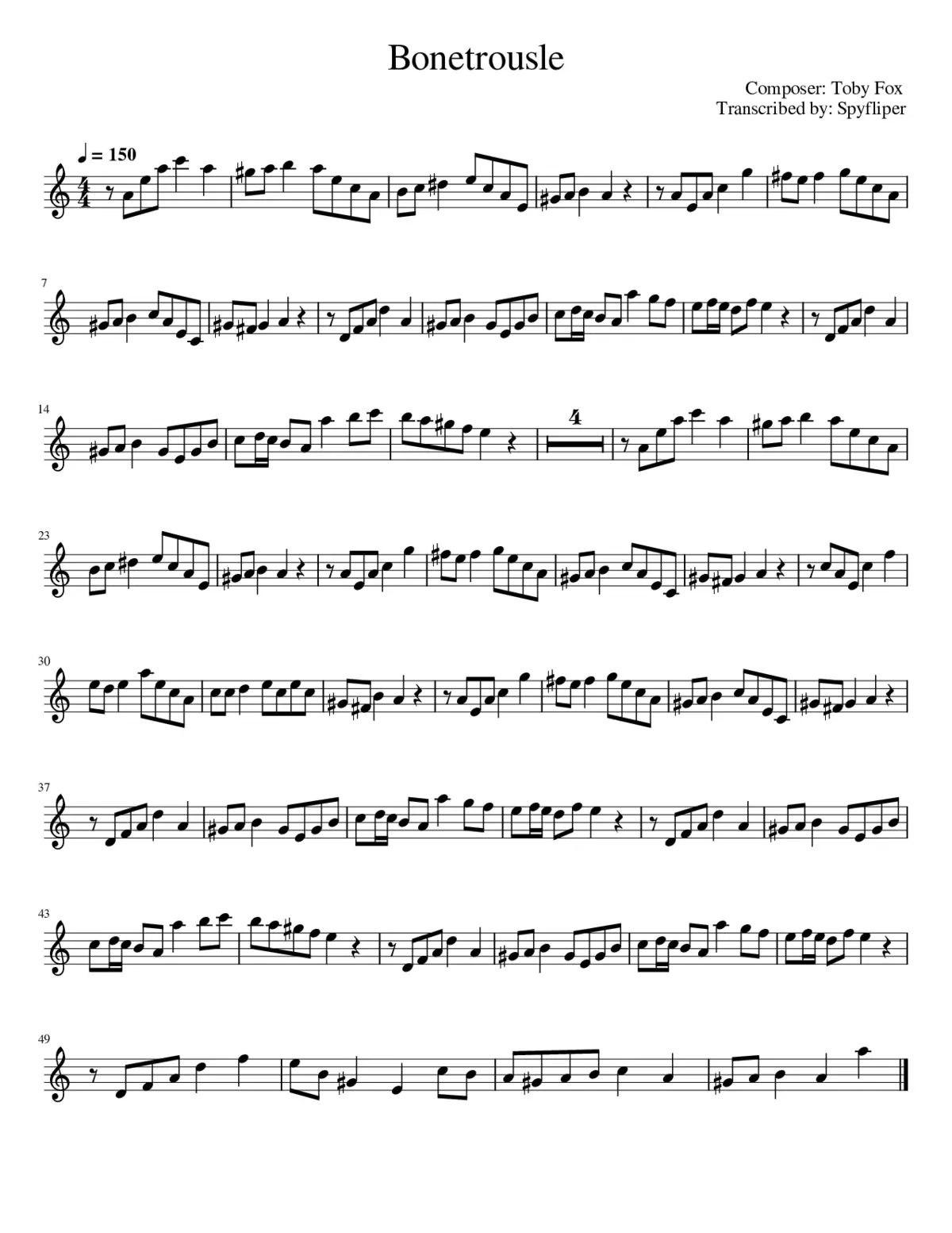 Bonetrousle - Page 1