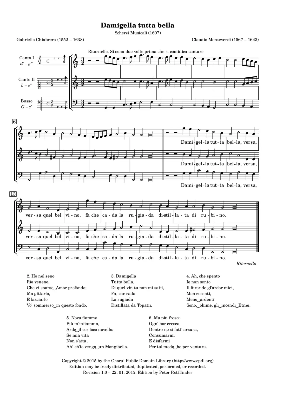 Damigella tutta bella - Page 1
