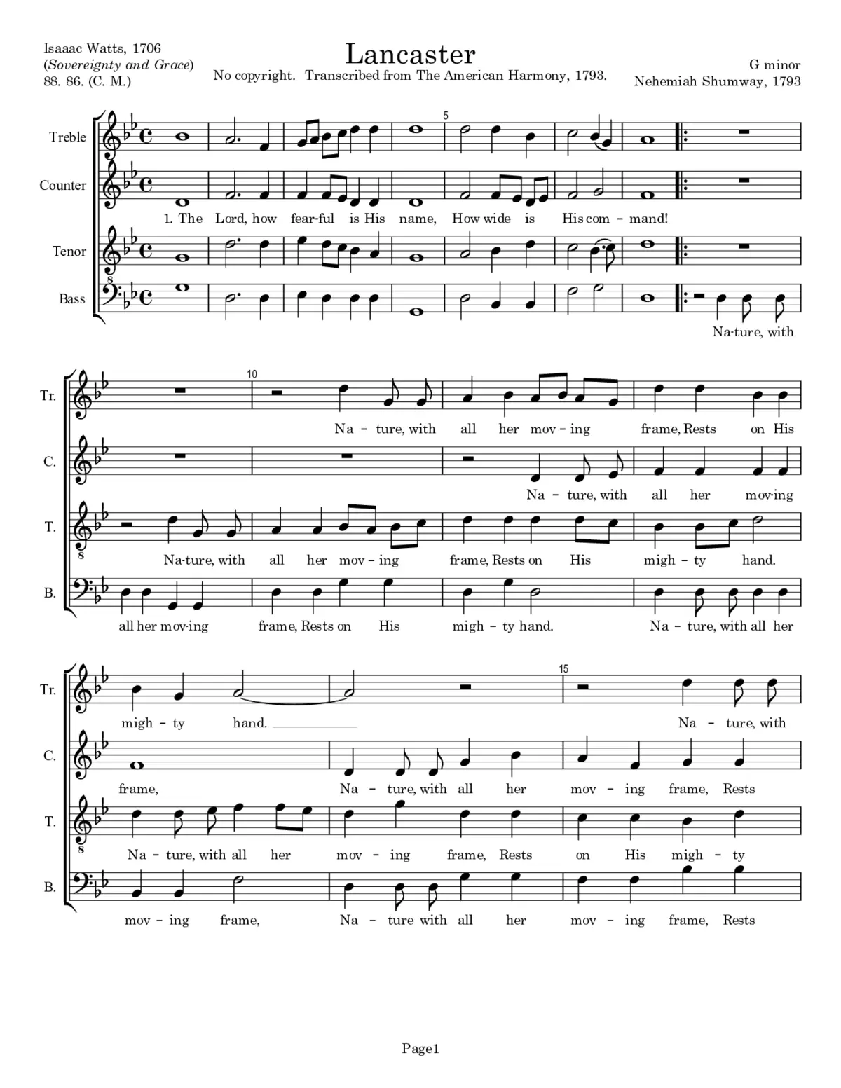 Lancaster - Page 1