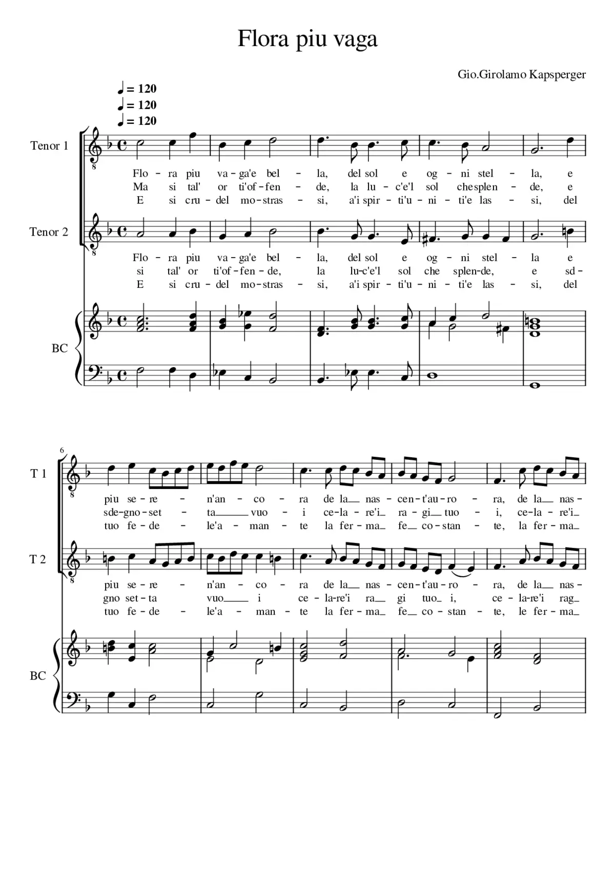 Flora piu vaga - Page 1