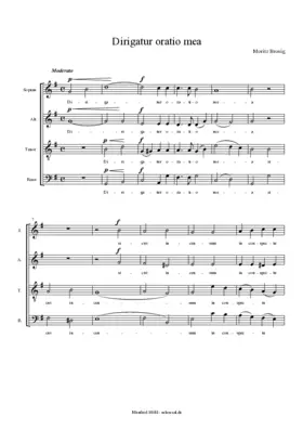 Dirigatur oratio mea