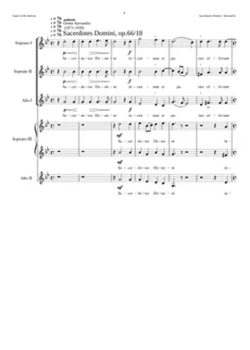 Sacerdotes Domini op.66/18