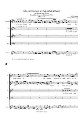 Alle eure Sorgen werfet auf den Herrn