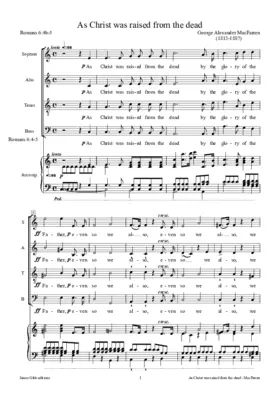 As Christ was raised from the dead