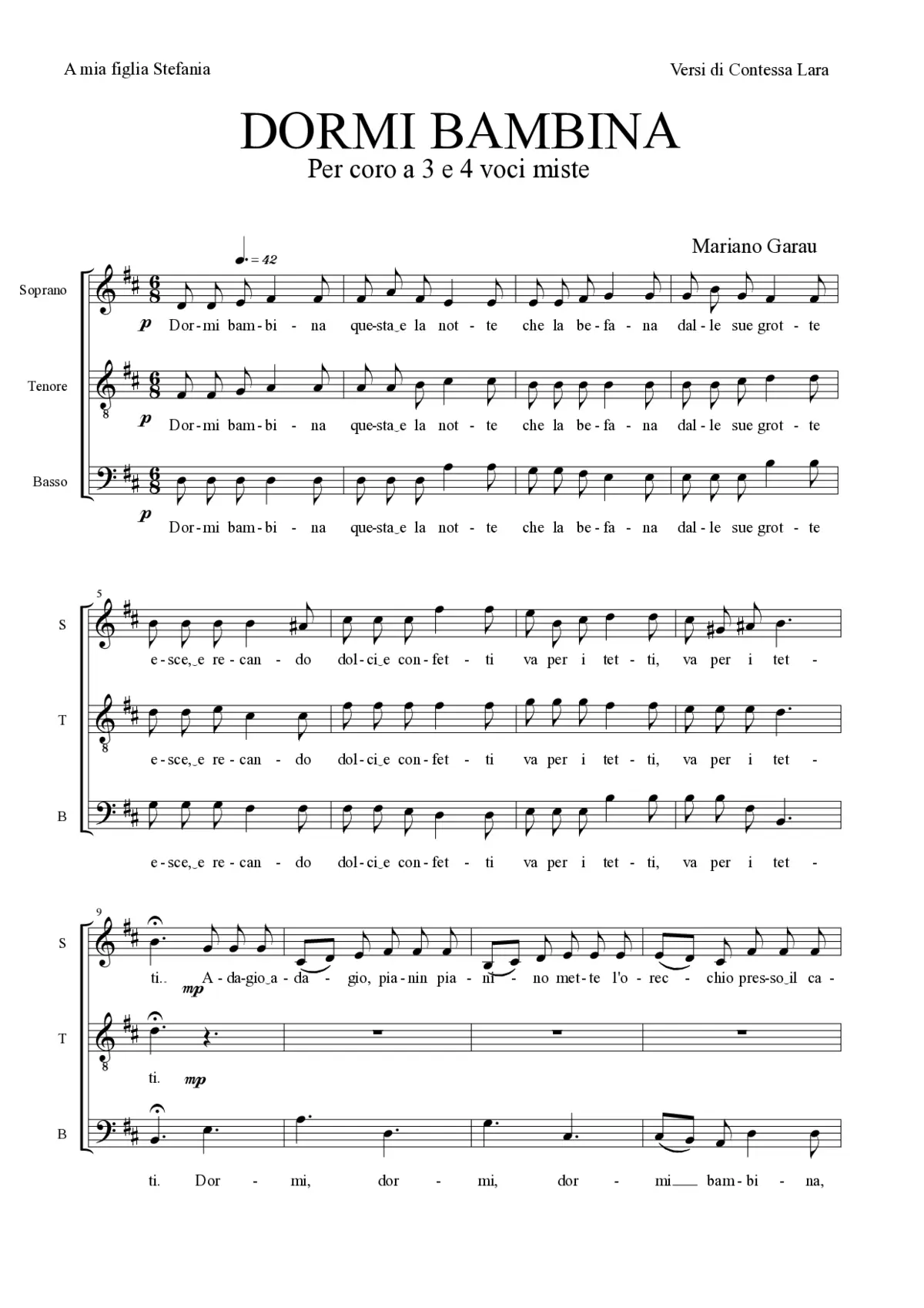 Dormi bambina - Page 1